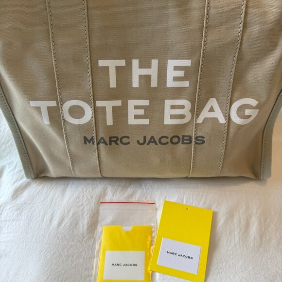 Marc Jacobs The Tote Bag Large - Beige Colourblock - Picture 7 of 11